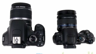 Samsung NX10 im Vergleich mit Canon EOS 550D