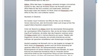 Office für Mac 2011: Word - Verschiedene Ansichten