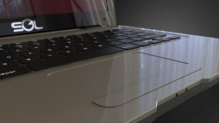 Ubunbtu-Laptop Sol mit Solarzellen