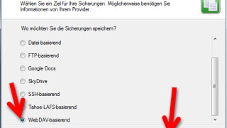 Telekom Mediencenter in Duplicati einbinden