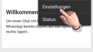 Pop-up-Fenster auf dem Lockscreen in WhatsApp aktivieren