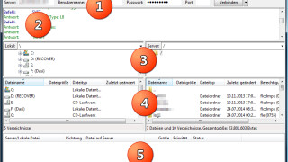 Mit FileZilla Dateien auf einen FTP-Server laden und verwalten
