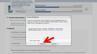 Firmware-Update über Samsung Kies