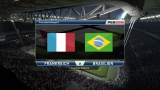 PES 2016 Demo: Frankreich gegen Brasilien