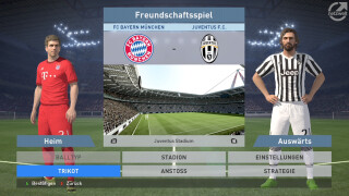 PES 2016 Demo: Juventus F.C. gegen FC Bayern München