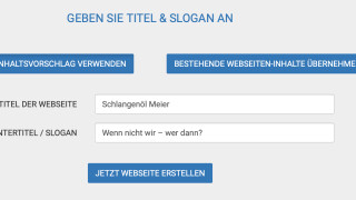 Strato Homepage Baukasten in Bildern