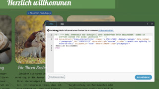 1&1 Homepage-Baukasten in Bildern