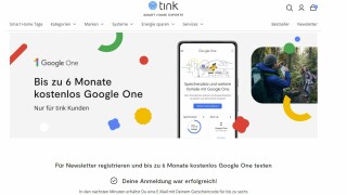 Anleitung: Bestellung des kostenlosen Google One Abos bei tink