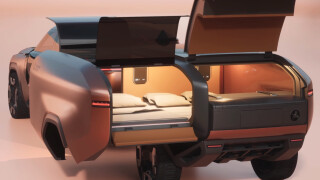 Mini-Wohnwagen von Mitsubishi: Sternenklare Nächte im "Schneewittchensarg"