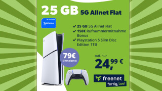 25 GB mit 5G für effektiv 2,08 Euro: Deshalb ist dieser Tarif-Deal inklusive PS5 so gut