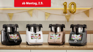 Sonderedition der Thermomix-Alternative: Monsieur Cuisine Smart zum runden Geburtstag in edlem Gewand