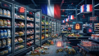 In Frankreich haben Cyberkriminelle Tiefkühlregale überhitzen lassen.