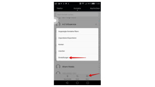 Lokale Kontakte vom Android-Smartphone zu Gmail importieren