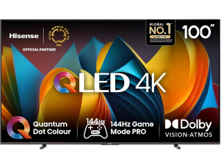 Hisense 100E7NQ Smart-TV mit 100 Zoll und 254 Zentimetern bei Amazon