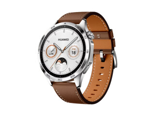 Huawei Watch GT 4 | 46 mm | braunes Lederarmband + gratis Armband bei Huawei