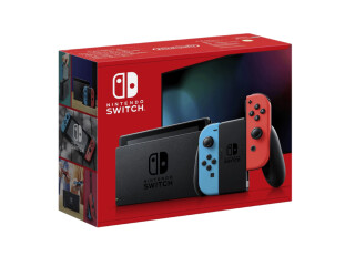 Nintendo Switch Neon-Rot/Neon-Blau im Bundle mit 3 Spielen bei Mediamarkt