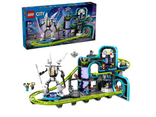 Lego City 60421 - Achterbahn mit Roboter-Mech bei Amazon