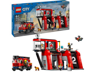 Lego City 60414 - Feuerwehrstation mit Drehleiterfahrzeug bei Alternate