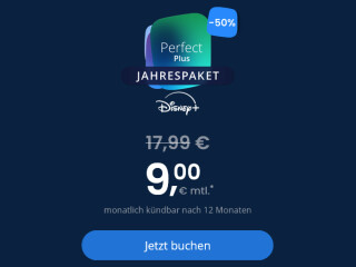 Perfect Plus mit Disney+ Standard (Werbung) bei Waipu.tv