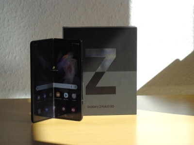 So sieht das Samsung Galaxy Z Fold 3 aus.