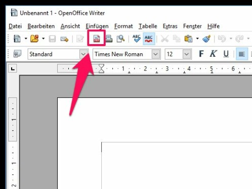 Openoffice So Speichert Ihr Dokumente Als Pdf Oder Word Datei Netzwelt Hot Sex Picture