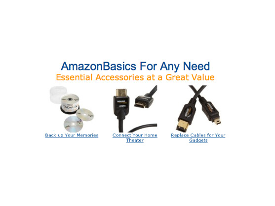 Bislang bietet Amazon unter der Marke "Amazon Basics" ausgewählte Produkte nur in den USA an.