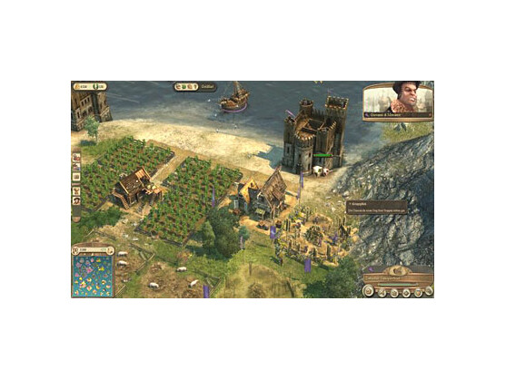 Anno 1404: Das überarbeitete Kampfsystem unterscheidet sich durch die indirekte Steuerung von Echtzeit-Strategiespielen wie "Age of Empires". Landstreitkräfte werden durch die Verlegung mobiler Heerlager kommandiert.