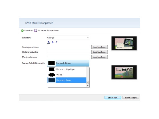 Anleitungen: DVD-Menü mit Stilen erstellen - NETZWELT