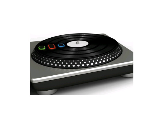 So soll das DJ-Pult zum Spiel "DJ Hero" aussehen