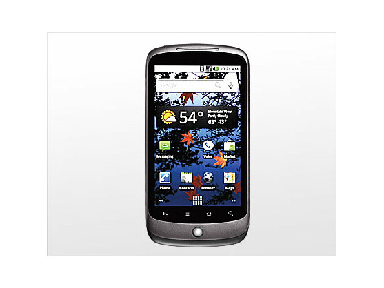 Nexus One: Das Betriebssystem Android 2.1 bietet Zugriff auf Google-Dienste und über 18.000 Anwendungen.