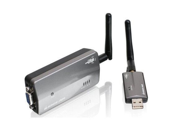 Wireless USB auf VGA-Adapter: Die Reichweite beträgt bis zu zehn Meter