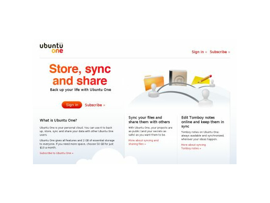 In Ubuntu 9.10 Karmic Koala integrierte Cannonical den neuen Online-Dienst Ubuntu One.
