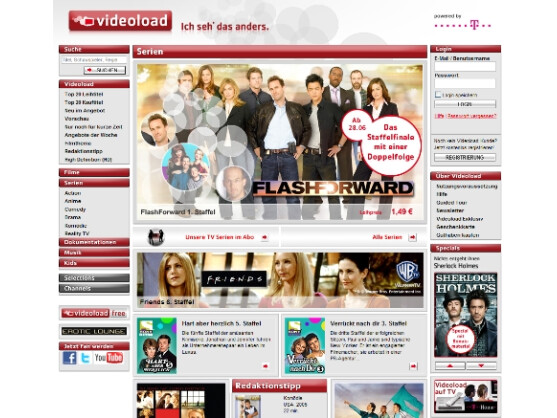 Aktuelle Serien und Klassiker als Video on Demand