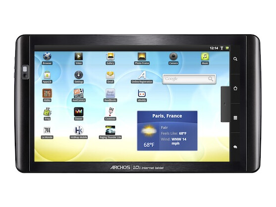 Archos 101: Zehn-Zoll-Diagonale, Android 2.2, Webcam: Das Flaggschiff der Serie kostet mindestens 299 Euro