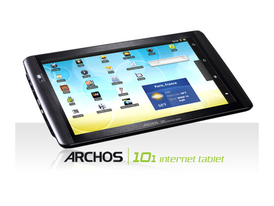 Archos rüstet seine Tablet-Computer mit Android 2.2 aus.