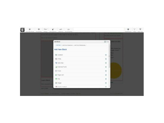 Concrete5 ist eines der wenigen leistungsfähigen Content Management Systeme, bei dem die Bearbeitung direkt im Frontend stattfindet.