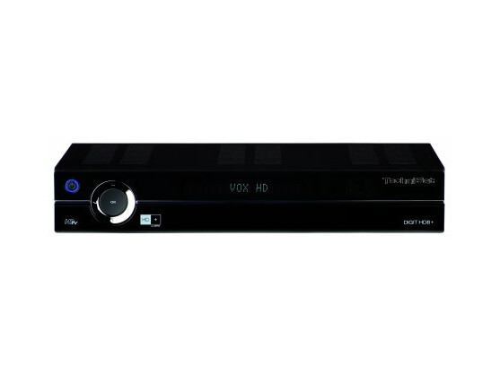 Einer der derzeit günstigsten Sat-Receiver, mit dem man auch HD+-Sendungen aufzeichnen kann: der Technisat Digit HD8+.