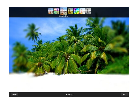 Eine grundlegende Bildbearbeitung bietet Adobe mit Photoshop Express nun auch auf dem iPad.