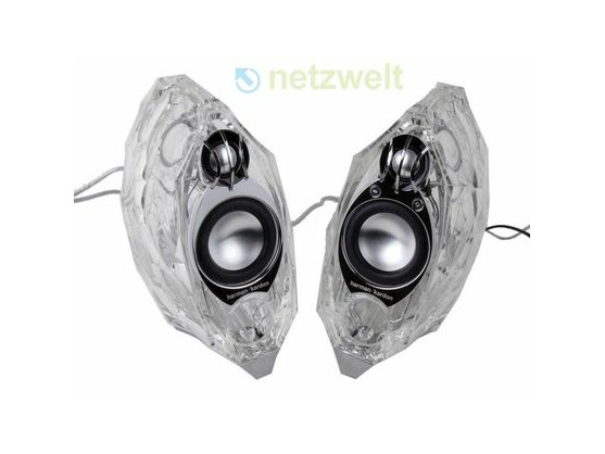 Fast wie Glas: Lautsprechersystem GLA-55 von Harman Kardon.