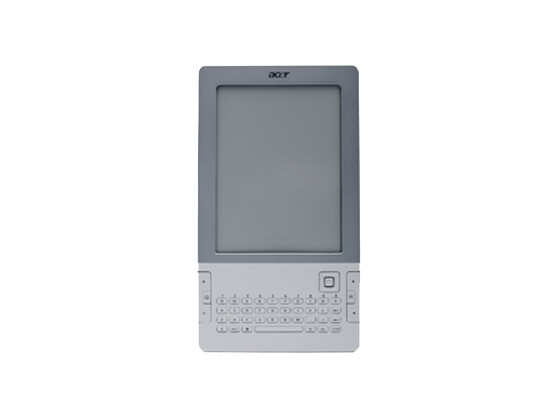 Auf der IFA 2010 in Berlin vorgestellt: Der Acer LumiRead mit ISBN-Scanner. Bild: Acer
