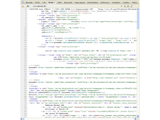 JavaScript-Syntax-Coloring mit FireRainbow