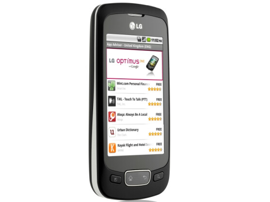 Das LG Optimus One ist von Google zertifiziert und unterstützt alle mobilen Services.