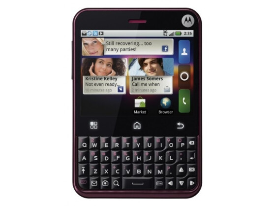 Motorola Charm: Ungewöhnliche Optik, ungewöhnliches Smartphone.