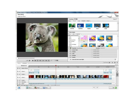 "Nero Vision" bietet Funktionen für die fortgeschrittene Videobearbeitung, erfodert jedoch eine gewisse Einarbeitungszeit.