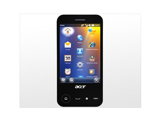 Acer neoTouch P400: Bessere Ausstattung als das P300 bietet dieses Modell - allerdings ohne Volltastatur
