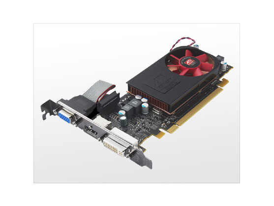 AMDs Radeon 5570: Die Grafikkarte kann bis zu drei Monitore ansteuern