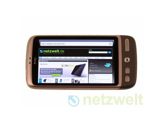 Webseiten zeigt das HTC Desire äußerst fix an. Generell liegt die Arbeitsgeschwindigkeit auf einem sehr hohen Niveau.