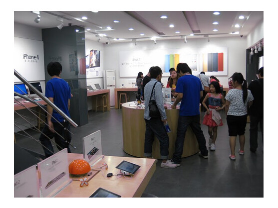 Alles nur geklaut. Der Apple Store in Kunming ist eine Fälschung.