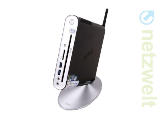 Asus EeeBox 1501P: Nettop mit Blu-ray-Laufwerk, der sich auch als Wohnzimmer-PC eignet.