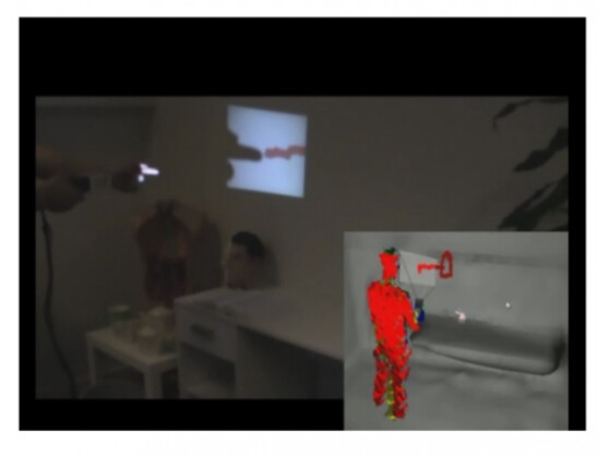 Mit den "Augmented Projectors" können Nutzer virtuelle Zeichnungen in einem Raum vornehmen.